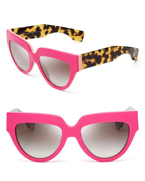 prada cat eye pink sunglasses|59mm cat eye sunglasses Prada.